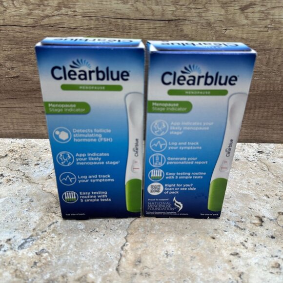2 Pack Clearblue Menopause Stage Indicator 5 Test Sticks Each Exp: 06/26 - 01/26 - Picture 3 of 7